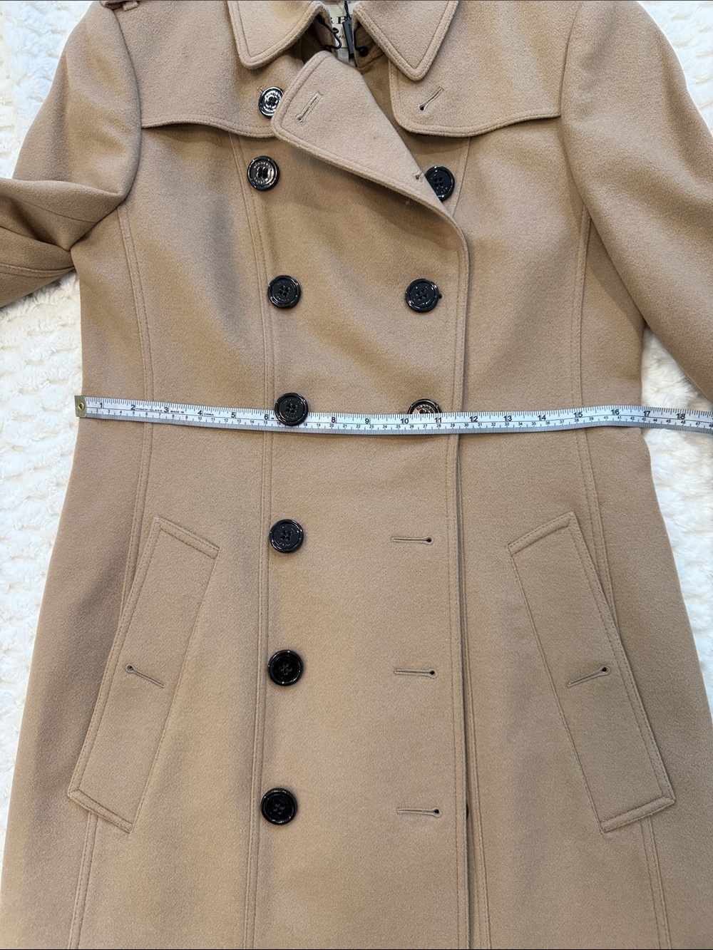 Burberry Queensbury Women’s Wool and Cashmere Coat-Size 6-Authentic-NWT - Picture 13 of 13